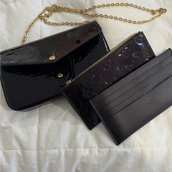 🌸 NEW Louis Vuitton Amarante Patent Purse 🌸 - Picture 8 of 8